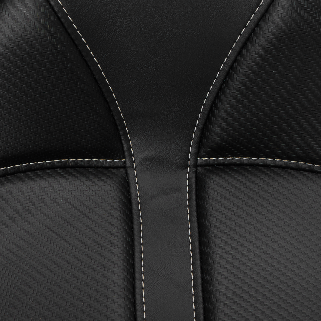 SADDLEMEN Dominator Solo Seat - w/o Backrest - Black w/ Gray Stitching - FL/FX '06-'17 806-12-0042 — image 2