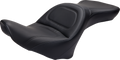 SADDLEMEN Seat - Explorer™ - Without Backrest - Stitched - Black - FLSTF '07-'17 806-12-0291 — image 1