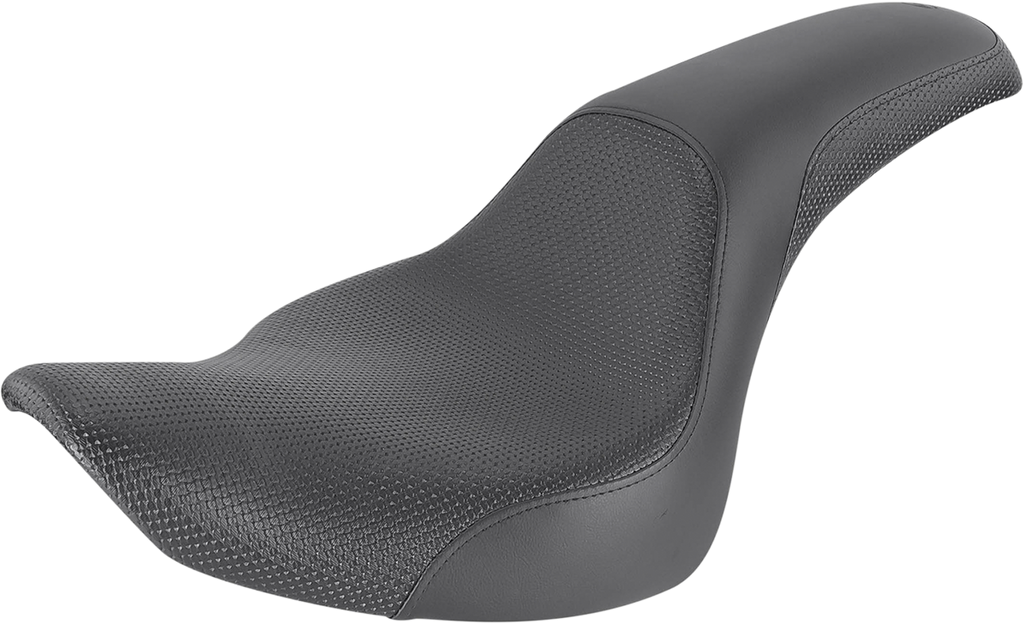 SADDLEMEN Profiler™ Basketweave Seat - Black - FB '07-'17 806-12-147 — image 1