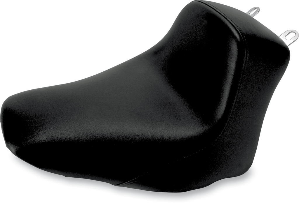 SADDLEMEN Heels Down Solo Seat - Without Backrest - Plain - Black - FLSTC 806-15-0021 — image 1