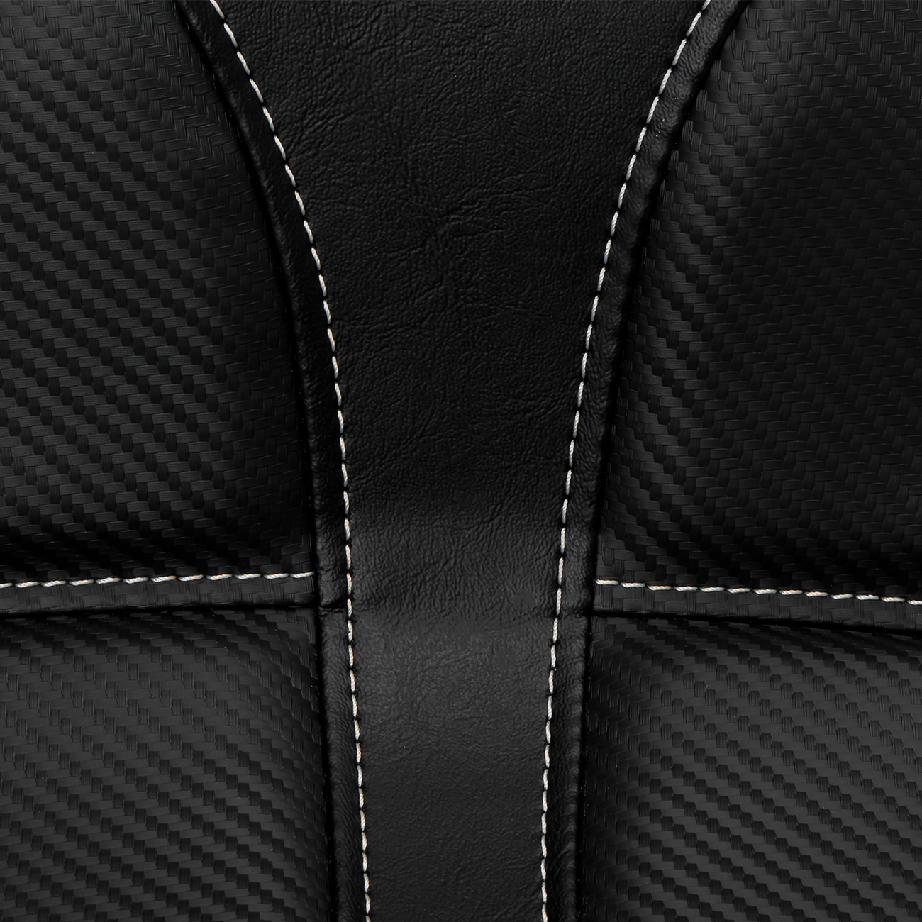SADDLEMEN Dominator Solo Seat - w/o Backrest - Black w/ Gray Stitching - FLSTC/N '06-'17 806-15-0042 — image 2
