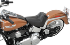 SADDLEMEN Dominator Solo Seat - w/o Backrest - Black w/ Gray Stitching - FLSTC/N '06-'17 806-15-0042 — image 4