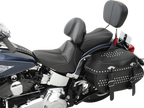 SADDLEMEN Dominator Solo Seat - w/o Backrest - Black w/ Gray Stitching - FLSTC/N '06-'17 806-15-0042 — image 6