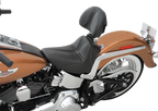SADDLEMEN Dominator Solo Seat - w/o Backrest - Black w/ Gray Stitching - FLSTC/N '06-'17 806-15-0042 — image 9