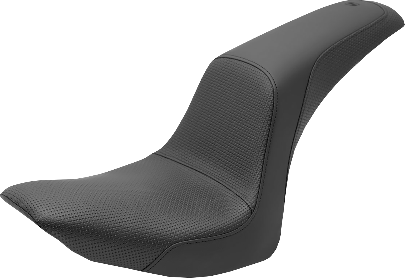 SADDLEMEN Profiler™ Basketweave Seat - Black - Softail '06-'17 806-23-147 — image 1