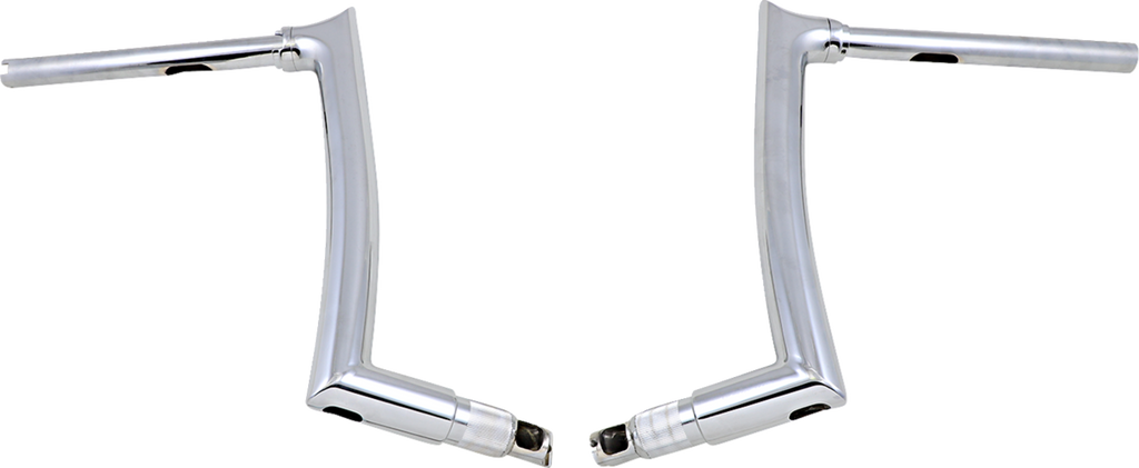 FAT BAGGERS INC. 1-1/2" EZ Install Pointed Top Handlebar - 12" - Chrome 806012 — image 2