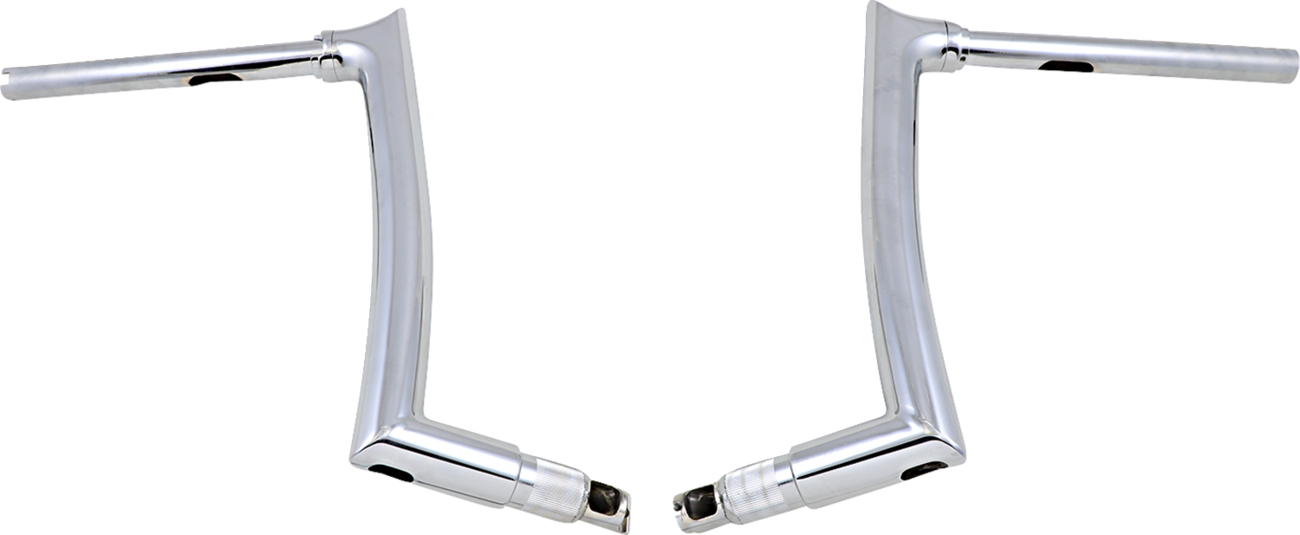 FAT BAGGERS INC. 1-1/2" EZ Install Pointed Top Handlebar - 12" - Chrome 806012 — image 2