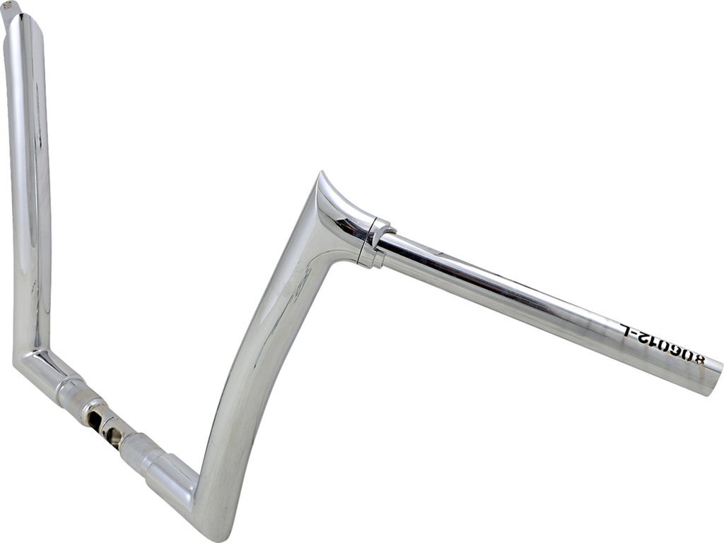 FAT BAGGERS INC. 1-1/2" EZ Install Pointed Top Handlebar - 12" - Chrome 806012 — image 3