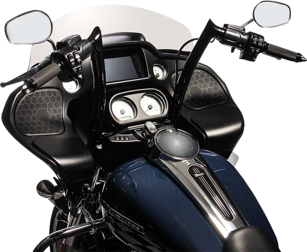 FAT BAGGERS INC. 1-1/2" EZ Install Pointed Top Handlebar - 14" - Black 806014-B — image 2