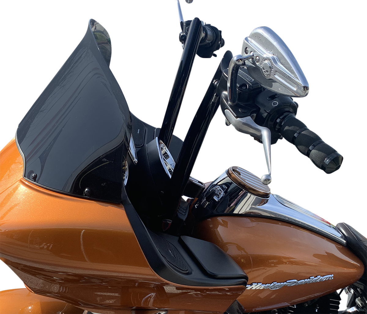 FAT BAGGERS INC. 1-1/2" EZ Install Pointed Top Handlebar - 14" - Black 806014-B — image 3