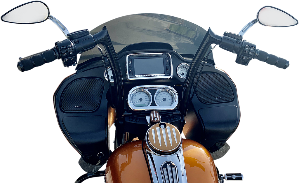 FAT BAGGERS INC. 1-1/2" EZ Install Pointed Top Handlebar - 14" - Black 806014-B — image 4