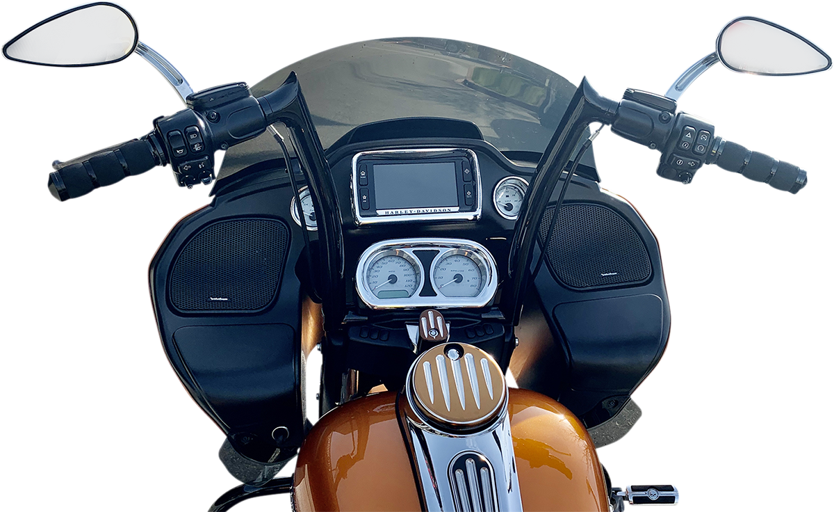 FAT BAGGERS INC. 1-1/2" EZ Install Pointed Top Handlebar - 14" - Black 806014-B — image 4