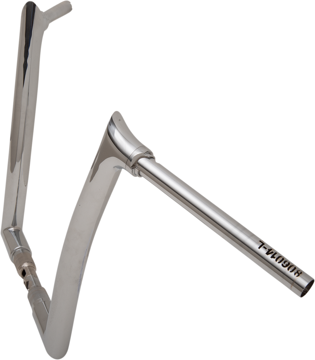 FAT BAGGERS INC. 1-1/2" EZ Install Pointed Top Handlebar - 14" - Chrome 806014 — image 3