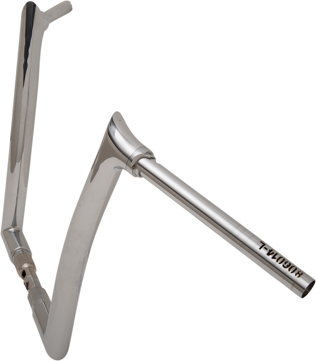 FAT BAGGERS INC. 1-1/2" EZ Install Pointed Top Handlebar - 14" - Chrome 806014 — image 3