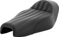 SADDLEMEN Knuckle Solo Seat - Ribbed - Black - XL '04-'20 807-03-0023 — image 1