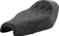 SADDLEMEN Renegade™ Solo Seat - Lattice Stitched - Black - XL '04-'20 807-03-002LS — image 1