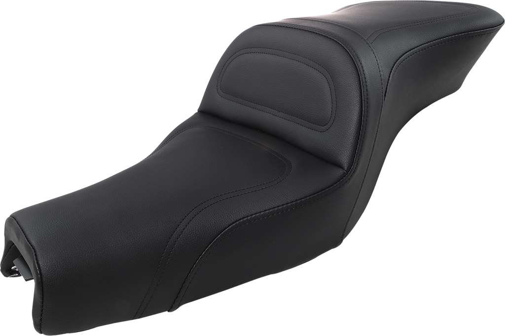 SADDLEMEN Seat - Explorer™ - Without Backrest - Stitched - Black - XL '04-'20 807-03-029 — image 1