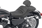 SADDLEMEN Seat - Explorer™ - With Backrest - Stitched - Black - XL '04-'20 807-03-030 — image 2