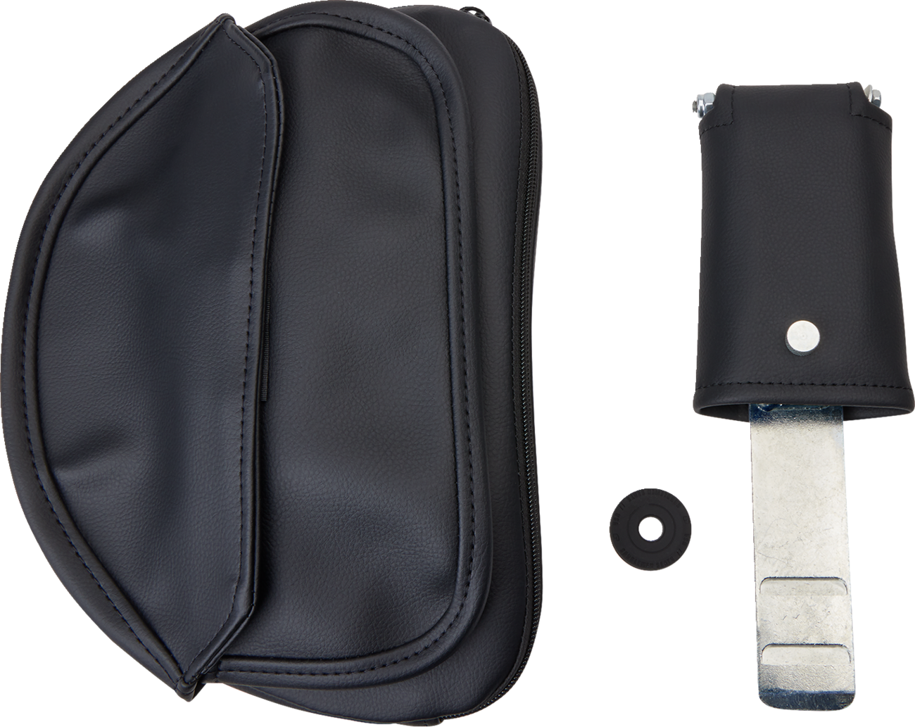 SADDLEMEN Seat - Explorer™ - With Backrest - Stitched - Black - XL '04-'20 807-03-030 — image 4