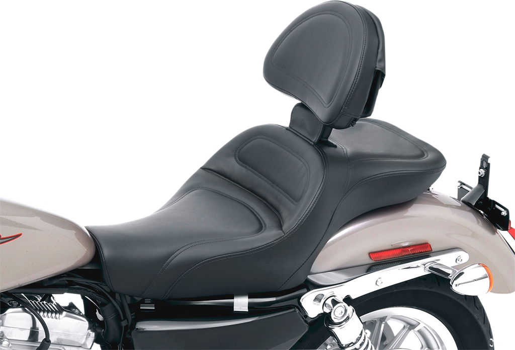 SADDLEMEN Seat - Explorer™ - With Backrest - Stitched - Black - XL '04-'20 807-03-030 — image 5