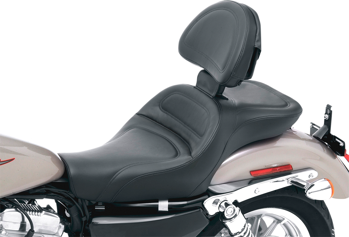 SADDLEMEN Seat - Explorer™ - With Backrest - Stitched - Black - XL '04-'20 807-03-030 — image 5