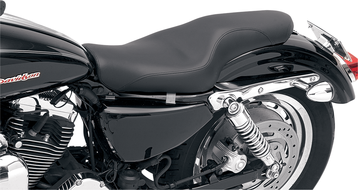 SADDLEMEN Seat - Profiler™ - Black - Smooth - Sportster '04-'20 807-03-047 — image 1