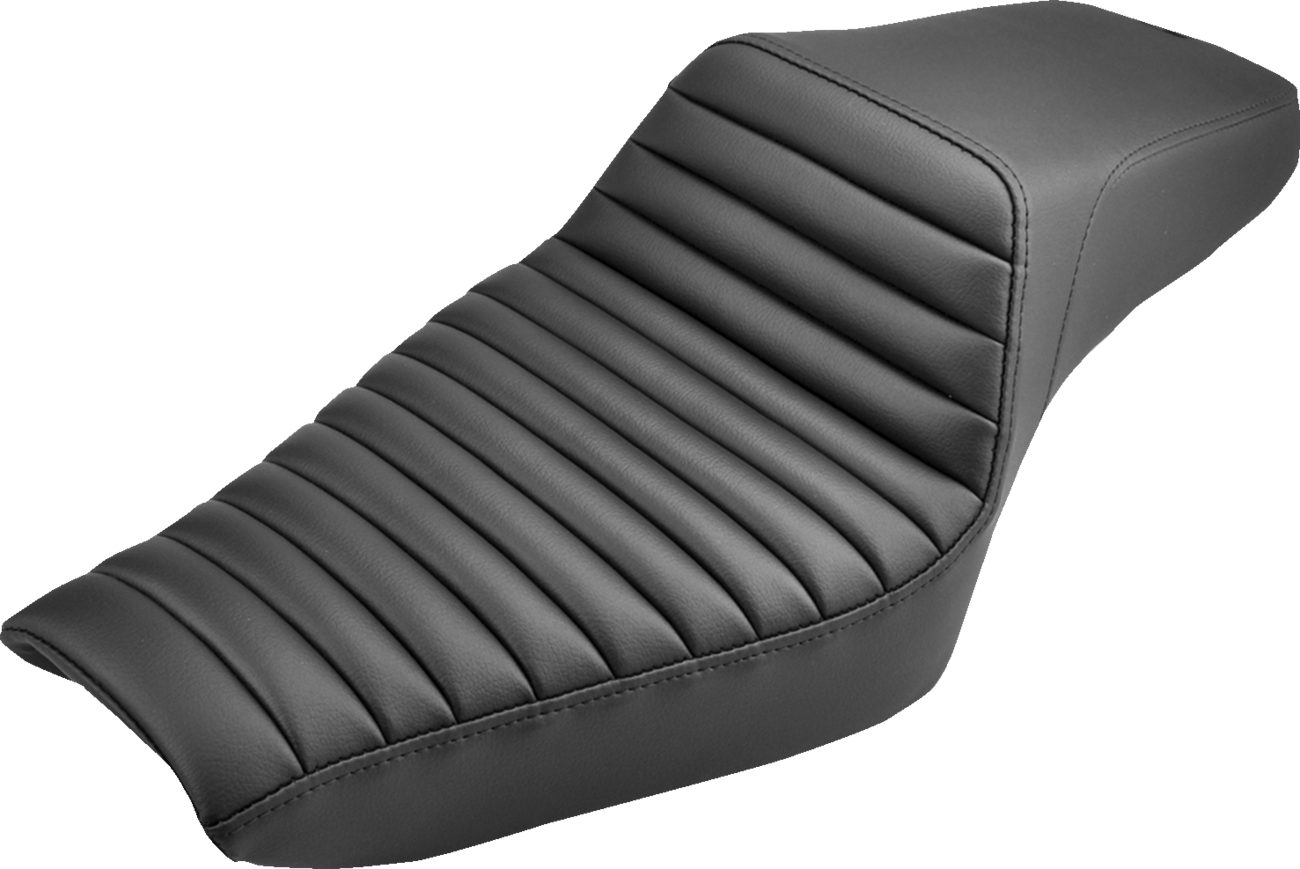 SADDLEMEN Step-Up Seat - Front Tuck-n-Roll - Black - XL 807-03-171 — image 1