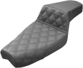 SADDLEMEN Step-Up Seat - Front Lattice Stitch - Black - XL 807-03-172 — image 1