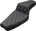 SADDLEMEN Step-Up Seat - Full Lattice Stitch - Black - XL 807-03-175 — image 1