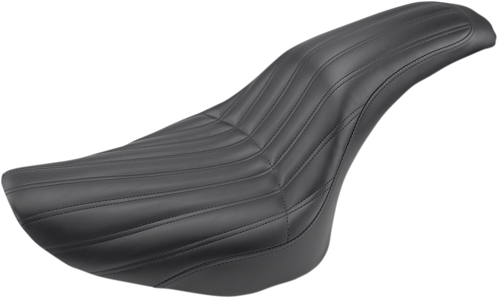 SADDLEMEN Knuckle 2-Up Seat - Ribbed - Black 807-11-047K — image 2