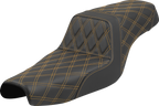 SADDLEMEN Step-Up Seat - Lattice Stitch - Gold Stitch - XL '04-'22 807-11-17507 — image 1