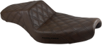 SADDLEMEN Step-Up Seat - Full Lattice Stitch - Brown - XL 807-11-175BR — image 2