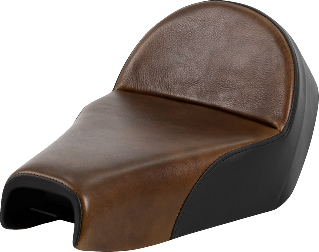 SADDLEMEN Lariat Solo Seat - Distressed Leather - 3.3 Gal Tank - XL '04-'22 807-11B-0041 — image 2
