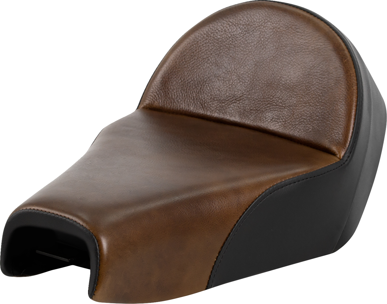 SADDLEMEN Lariat Solo Seat - Distressed Leather - 3.3 Gal Tank - XL '04-'22 807-11B-0041 — image 2