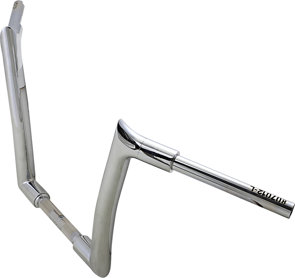 FAT BAGGERS INC. 1-1/2" EZ Install Pointed Top Handlebar - 12" - Chrome 807012 — image 2