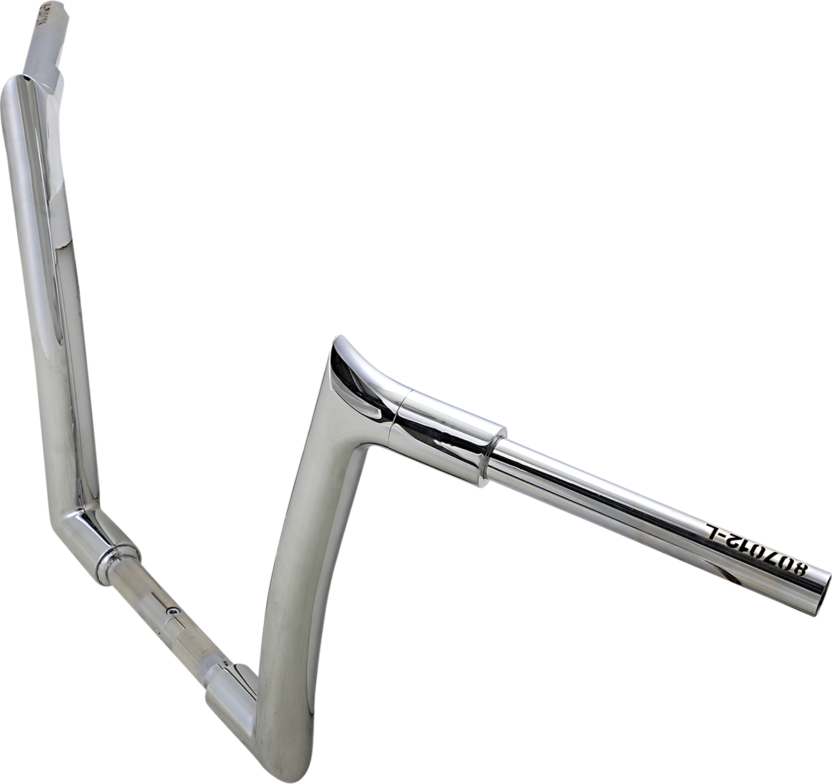 FAT BAGGERS INC. 1-1/2" EZ Install Pointed Top Handlebar - 12" - Chrome 807012 — image 2