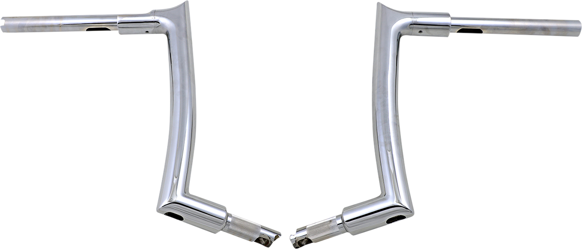 FAT BAGGERS INC. 1-1/2" EZ Install Pointed Top Handlebar - 12" - Chrome 807012 — image 3