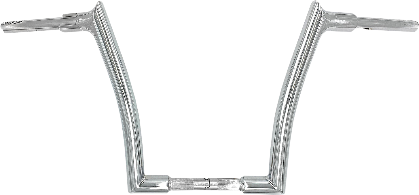FAT BAGGERS INC. 1-1/2" EZ Install Pointed Top Handlebar - 14" - Chrome 807014 — image 1