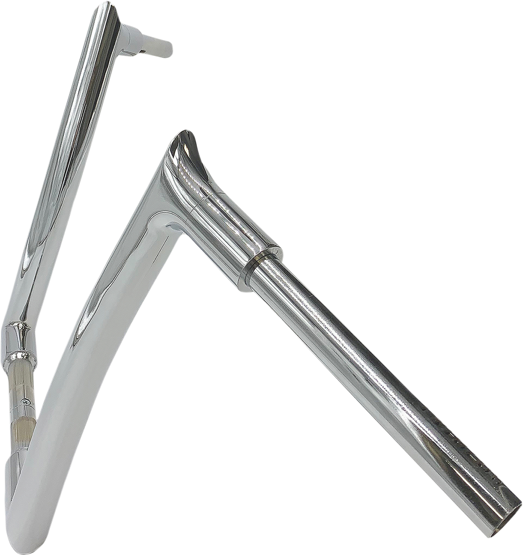 FAT BAGGERS INC. 1-1/2" EZ Install Pointed Top Handlebar - 14" - Chrome 807014 — image 2