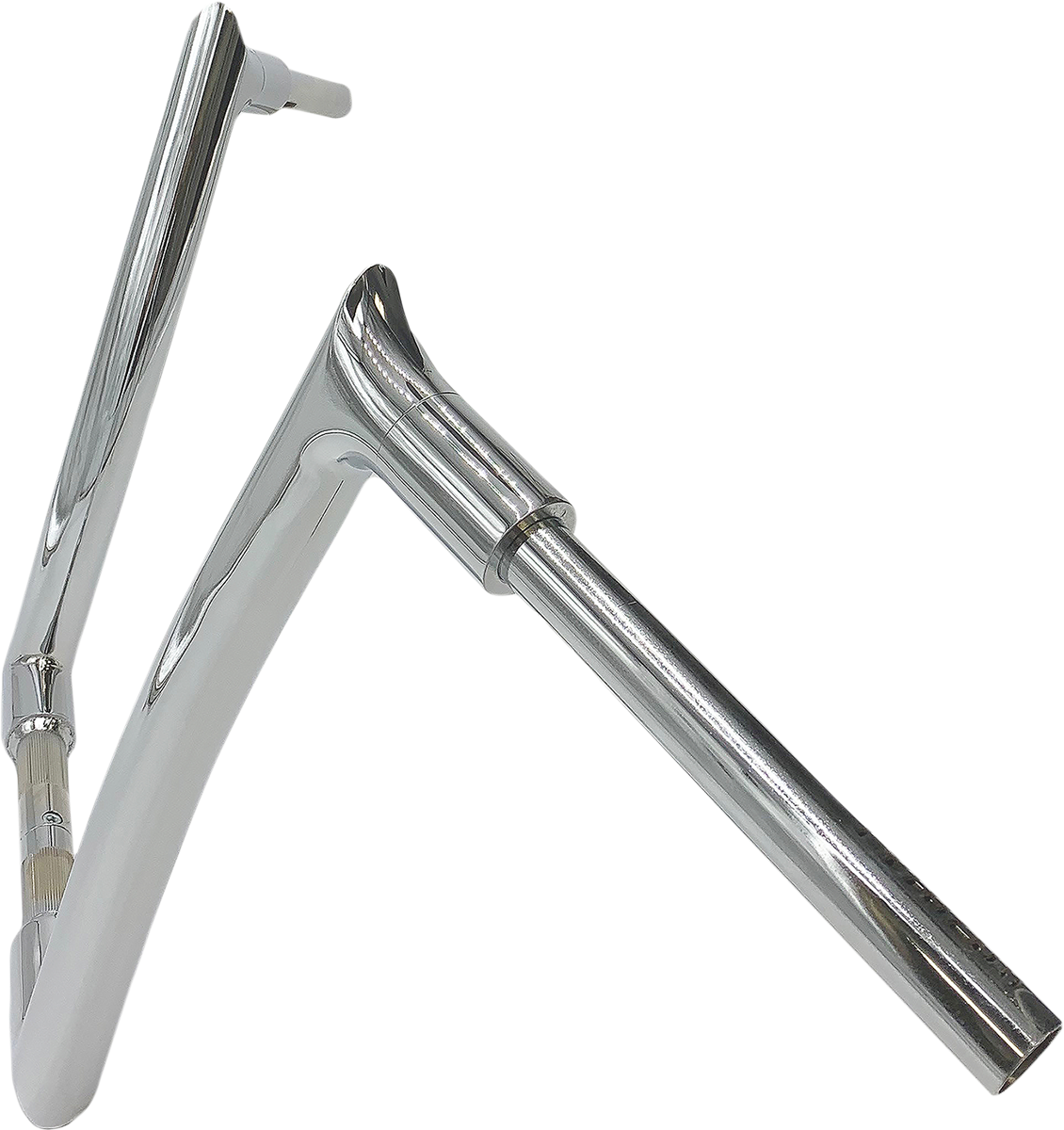 FAT BAGGERS INC. 1-1/2" EZ Install Pointed Top Handlebar - 14" - Chrome 807014 — image 2