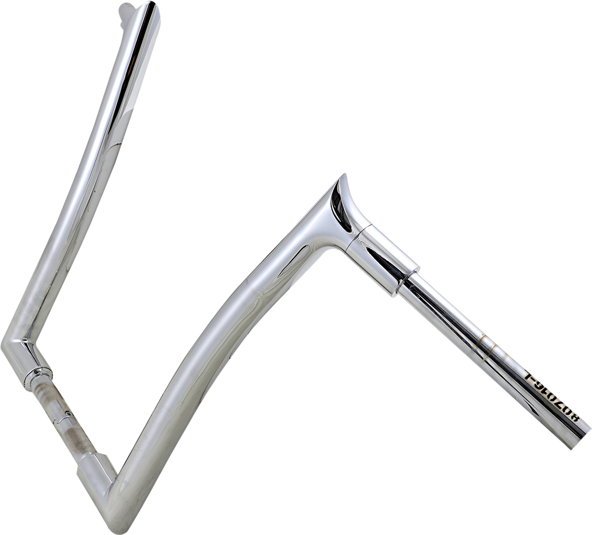 FAT BAGGERS INC. 1-1/2" EZ Install Pointed Top Handlebar - 16" - Chrome 807016 — image 3