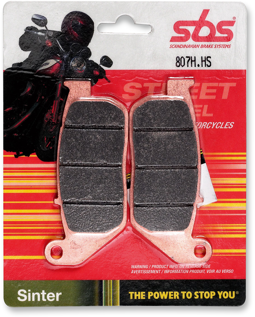 SBS Sintered Brake Pads - Sportster 807H.HS — image 2