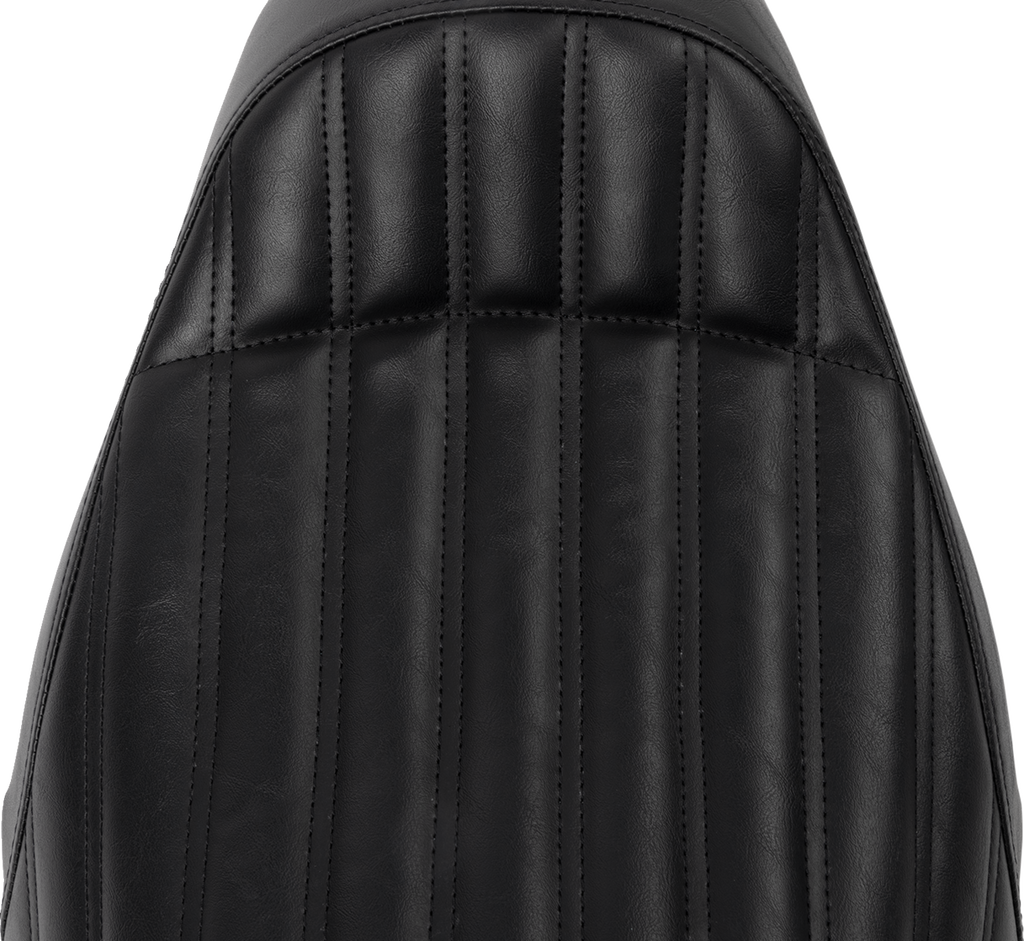 SADDLEMEN Knuckle Solo Seat - Ribbed - Black - FL '08-'24 808-07B-0023 — image 2