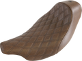 SADDLEMEN Renegade™ Solo Seat - Lattice Stitched - Brown - FL '08-'25 808-07B-002BLS — image 1
