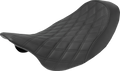 SADDLEMEN Renegade™ Solo Seat - Black - Lattice Stitched - FL '08-'25 808-07B-002LS — image 1