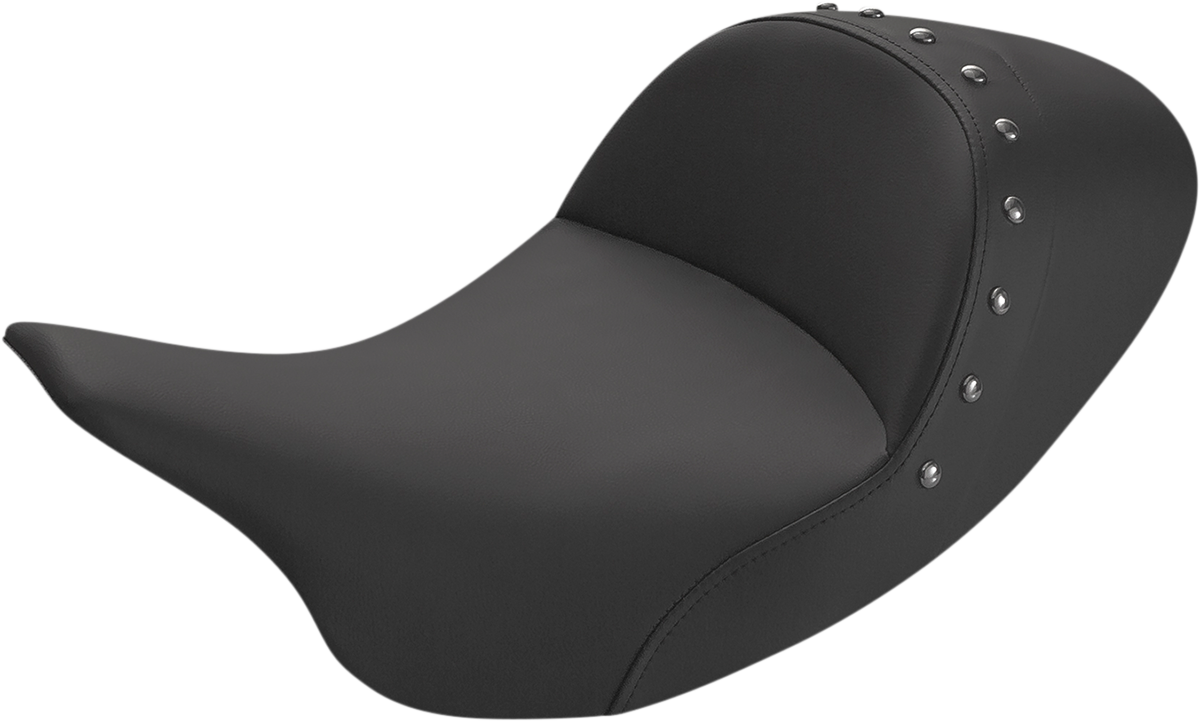 SADDLEMEN Solo Seat - Low - Studded - FL '08-'24 808-07B-0039L — image 1