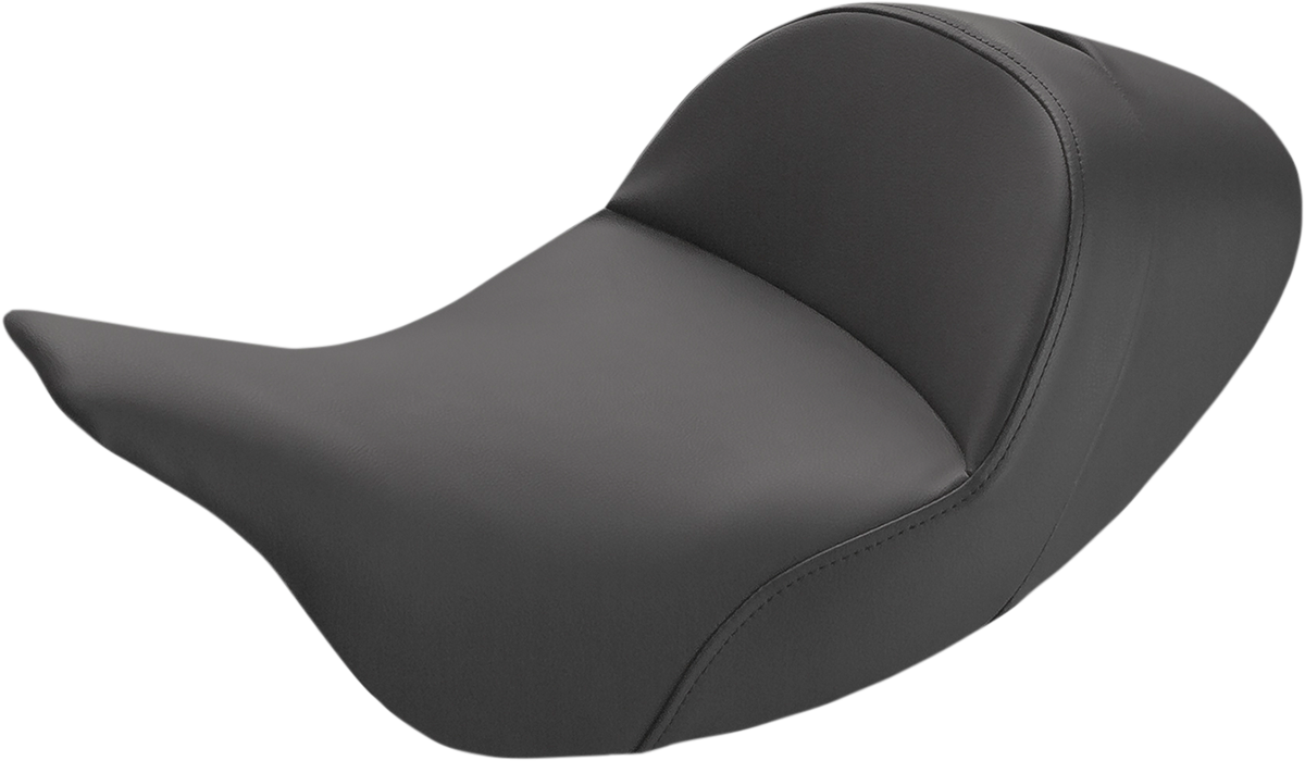 SADDLEMEN Solo Seat - Low - Smooth - FL '08-'24 808-07B-0040L — image 1