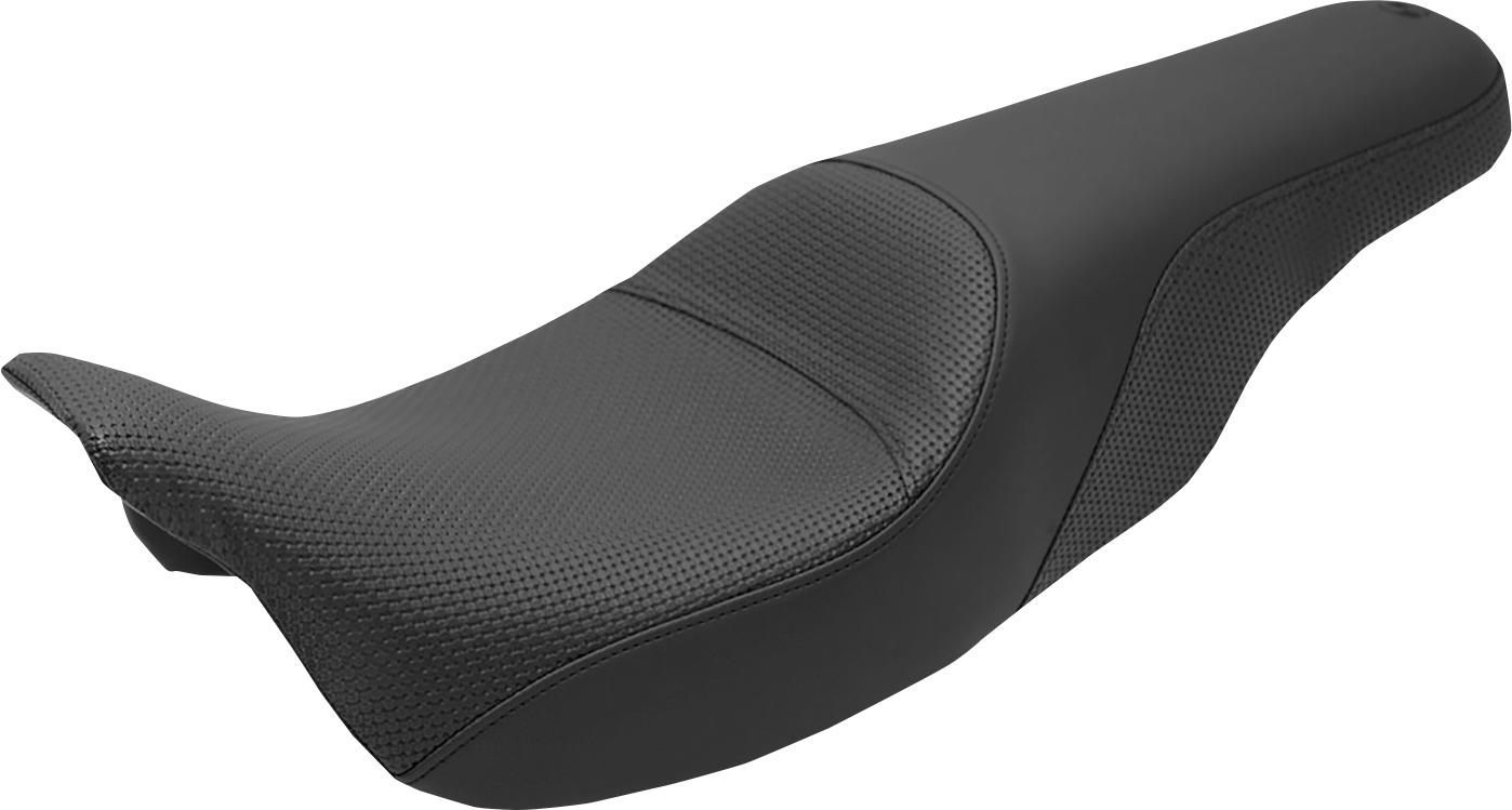 SADDLEMEN Profiler™ Basketweave Seat - Black - FLH/FLT '08-'20 808-07B-147 — image 1