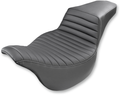 SADDLEMEN Step-Up Seat - Front Tuck-n-Roll - Black - FL '08-'24 808-07B-171 — image 1