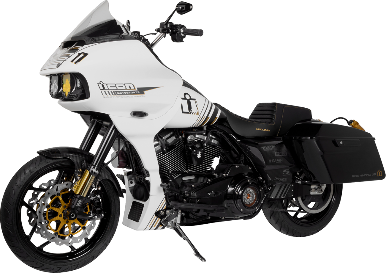 SADDLEMEN Step-Up Seat - Front Tuck-n-Roll - Black - FL '08-'24 808-07B-171 — image 5
